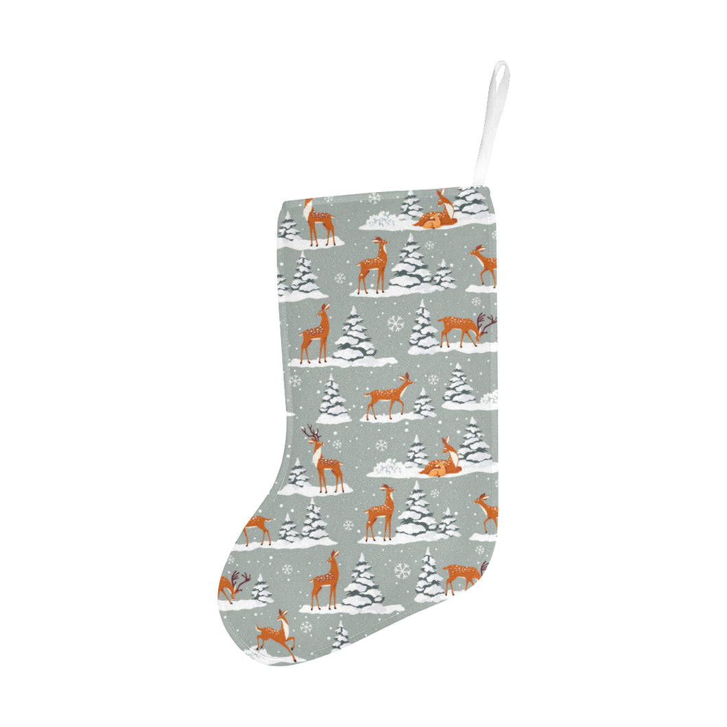 Beautiful deers Winter Christmas Christmas Stocking