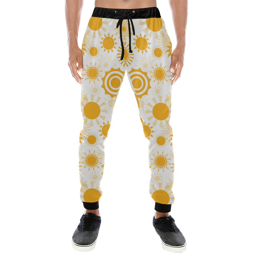 Sun design pattern Unisex Casual Sweatpants