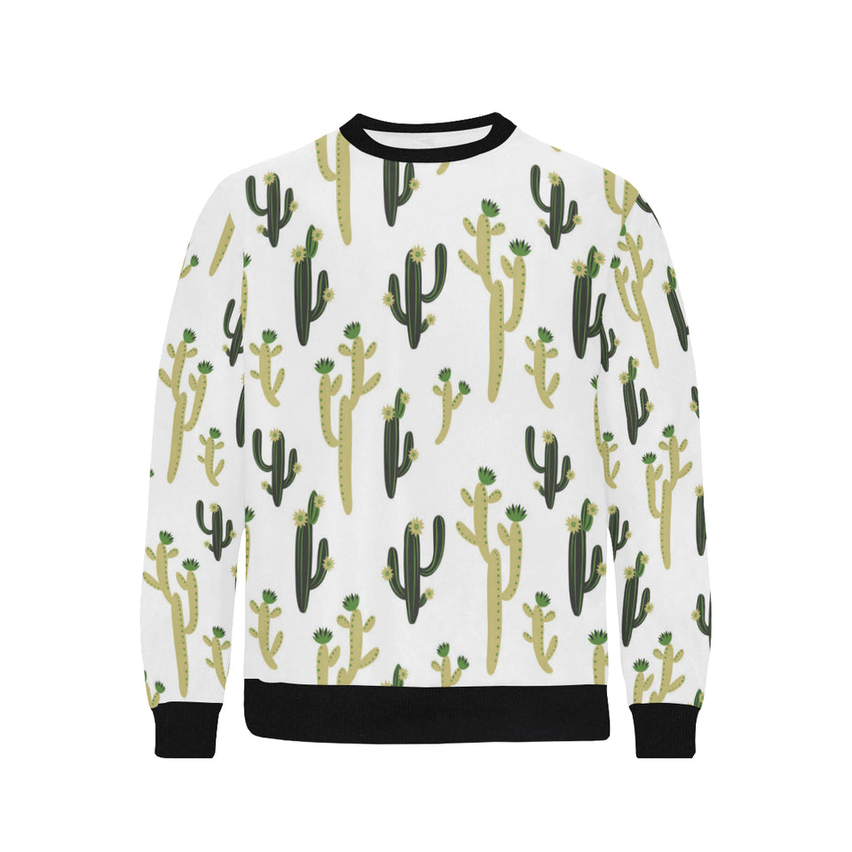 Cute cactus pattern Men's Crew Neck Sweatshirt