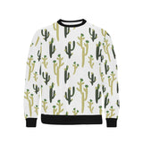Cute cactus pattern Men's Crew Neck Sweatshirt