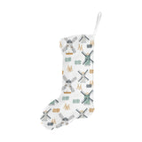 windmill pattern Christmas Stocking