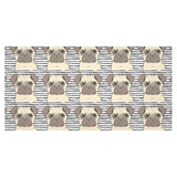 Happy pug pattern Tablecloth