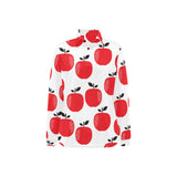 red apples white background Women's Long Sleeve Polo Shirt