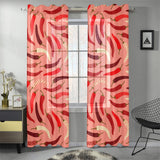 Beautiful Chili peppers pattern Gauze Curtain