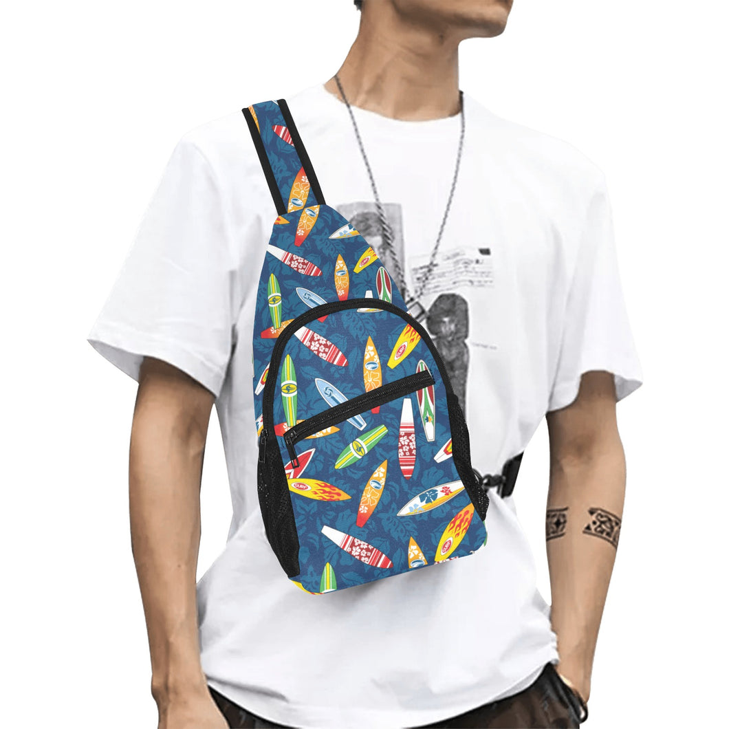 Sun Glasses Pattern Print Design 05 All Over Print Chest Bag