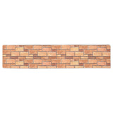 Brick Printed Pattern Print Design 04 Table Runner
