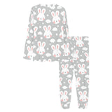 Rabbit cloud Pattern Women's All Over Print Pajama Set