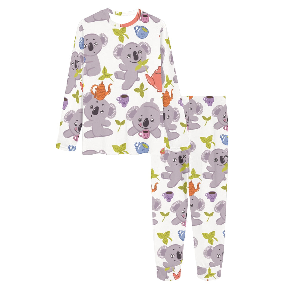 Cute koalas teapots tea Women's All Over Print Pajama Set
