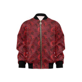 Rose Pattern Print Design 03 Kids' Boys' Girls' Bomber Jacket