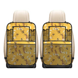 Bee flower pattern Car Seat Back Organizer