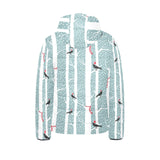 Crows christmas hat scarf Kids' Boys' Girls' Padded Hooded Jacket