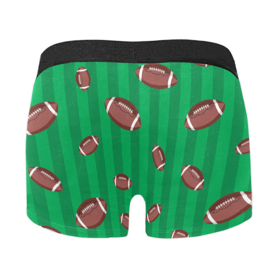 American football ball field background Men's All Over Print Boxer Briefs Men's Underwear
