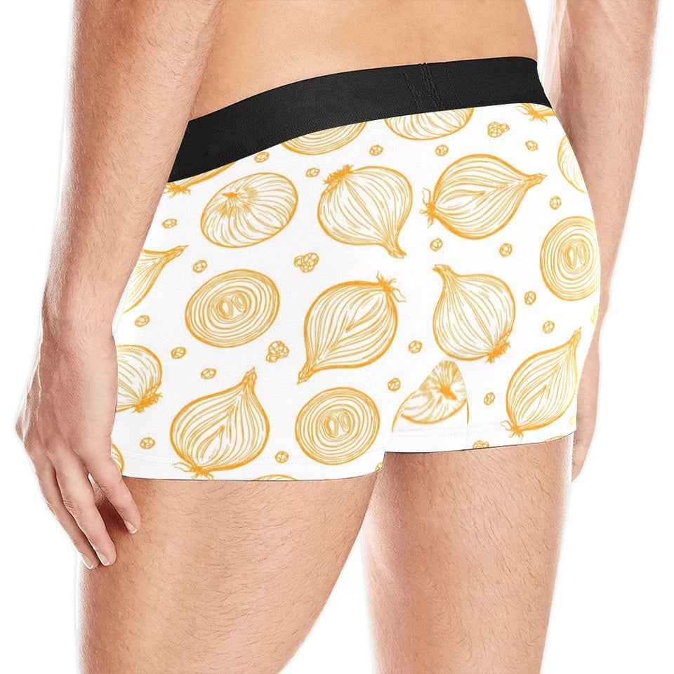 hand drawn onion pattern Men's All Over Print Boxer Briefs Men's Underwear