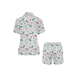 Candy design pattern Women's V-Neck Short Pajama Set