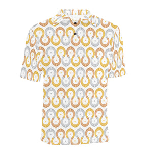 Horseshoes Pattern Print Design 03 Men's All Over Print Polo Shirt