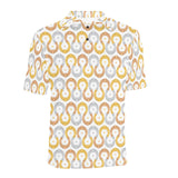 Horseshoes Pattern Print Design 03 Men's All Over Print Polo Shirt