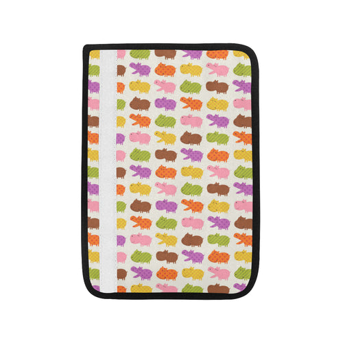 Hippopotamus Pattern Print Design 01 Car Seat Belt Cover