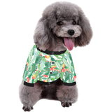 Cactus design pattern copy All Over Print Pet Dog Round Neck Fuzzy Shirt
