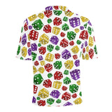 Dice Pattern Print Design 03 Men's All Over Print Polo Shirt