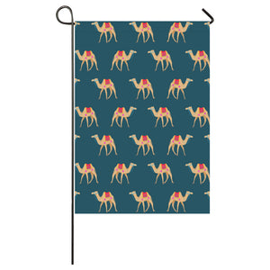 Camel pattern blue blackground House Flag Garden Flag