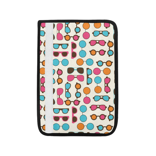 Sun Glasses Pattern Print Design 03 Car Seat Belt Cover