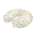 colorful onions white background U-Shaped Travel Neck Pillow