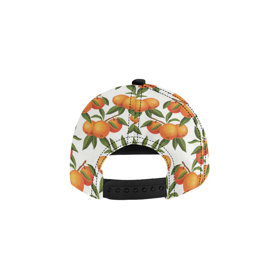 Oranges pattern background All Over Print Snapback Cap