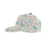 Colorful shell pattern All Over Print Snapback Cap