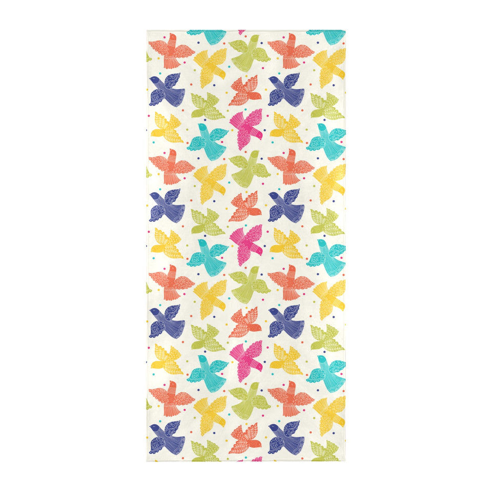 Pigeon Pattern Print Design 01 Beach Towel