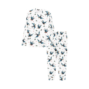 Swallow Pattern Print Design 04 Kids' Boys' Girls' All Over Print Pajama Set