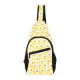 Fried Eggs Pattern Print Design 05 All Over Print Chest Bag