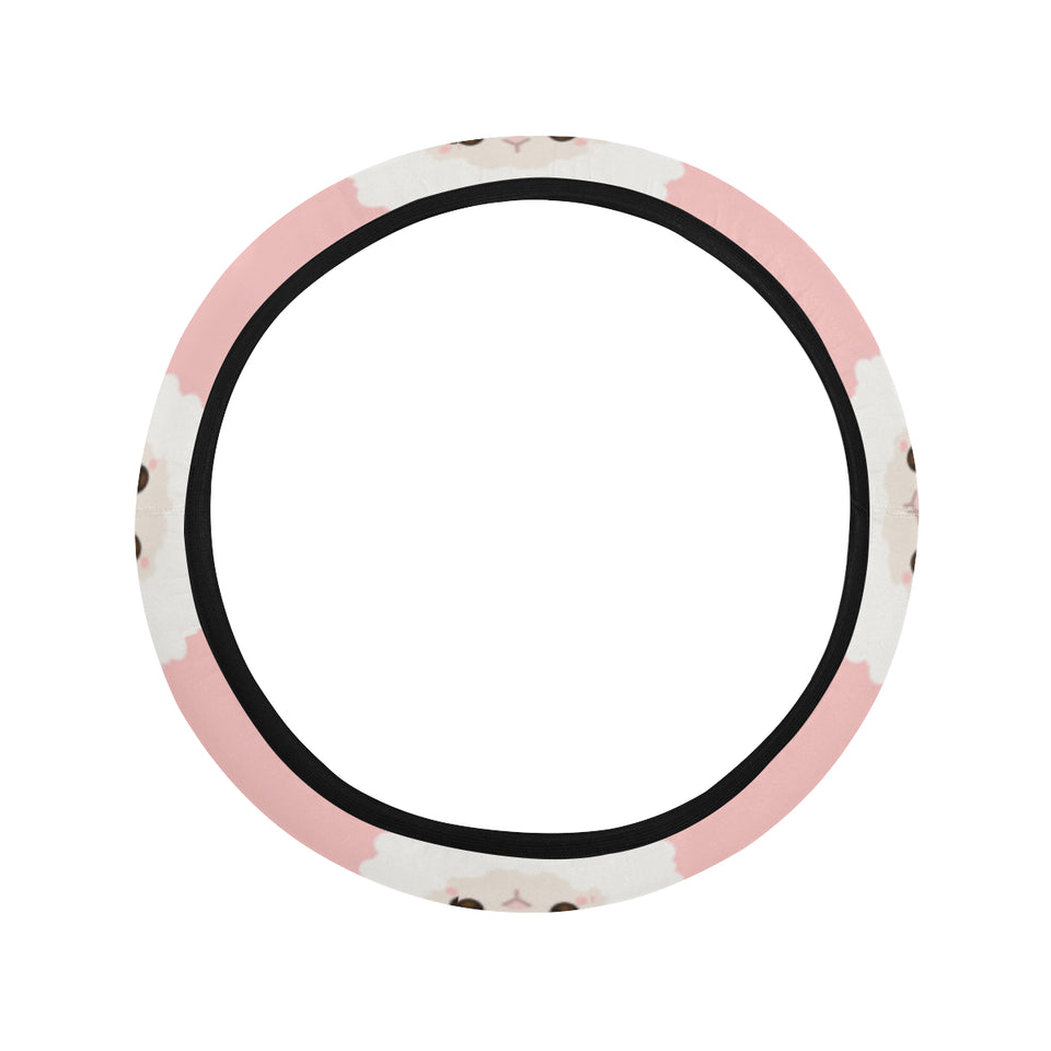 Cute sheep pattern Car Steering Wheel Cover