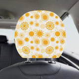 Sun design pattern Car Headrest Cover