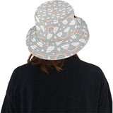 Cute rainbow clound star pattern Unisex Bucket Hat