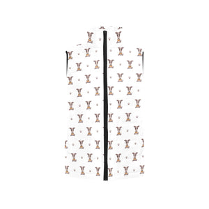 Greyhound Pattern Print Design 05 Men's Padded Vest