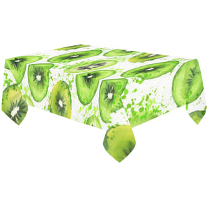Watercolor kiwi pattern Tablecloth