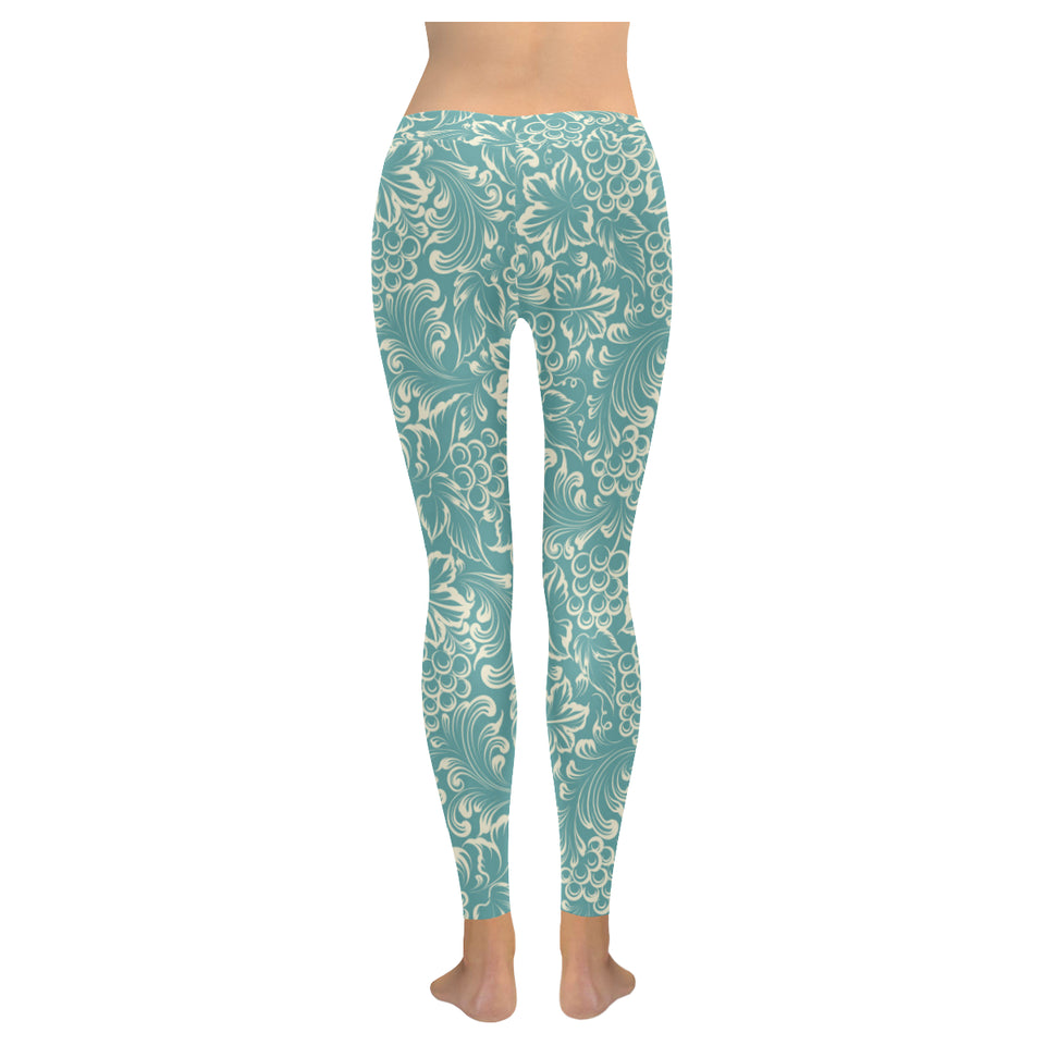 Classic Hand drawn Grape pattern Women's Legging Fulfilled In US