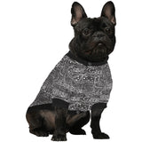 Handwritten cheese pattern All Over Print Pet Dog Round Neck Fuzzy Shirt