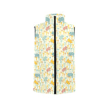 Hippopotamus Pattern Print Design 04 Men's Padded Vest