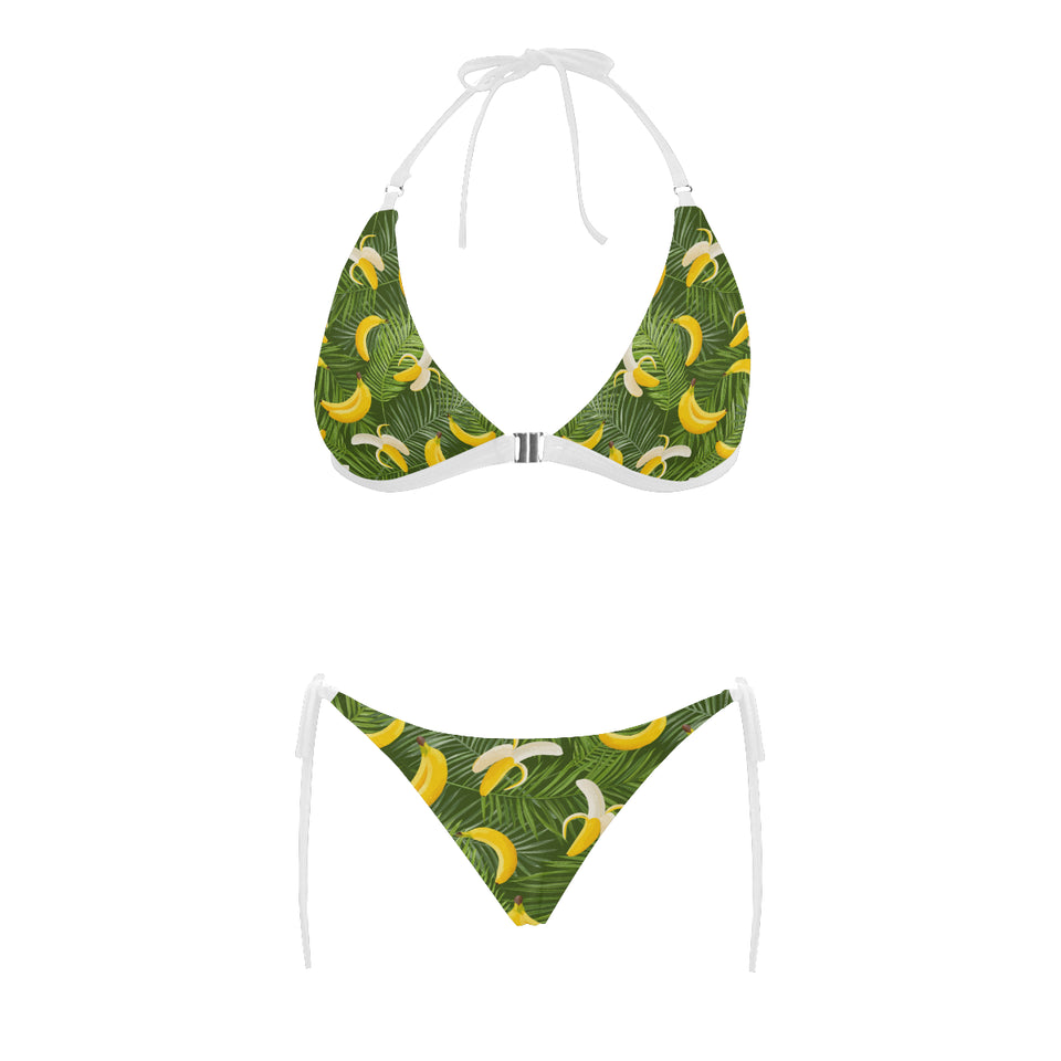 Banana Palm Leaves pattern Sexy Bikinis Two-Piece Swimsuits