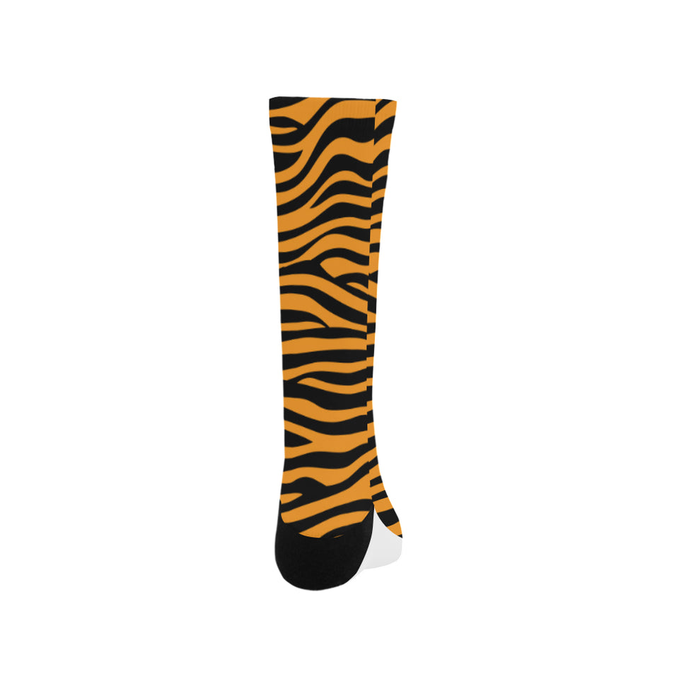 Bengal tigers skin print pattern background Crew Socks