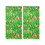 Clown Fish Pattern Print Design 01 Gauze Curtain