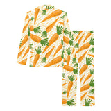 Carrot Pattern Print Design 01 Women's Long Pajama Set