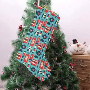 British Pattern Print Design 04 Christmas Stocking