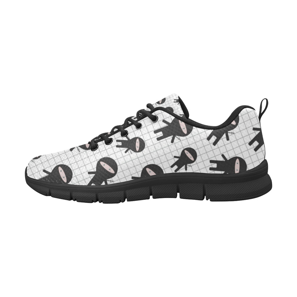 Ninja pattern plaid background Men's Sneaker Shoes