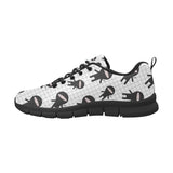 Ninja pattern plaid background Men's Sneaker Shoes
