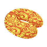 Fire flame design pattern U-Shaped Travel Neck Pillow