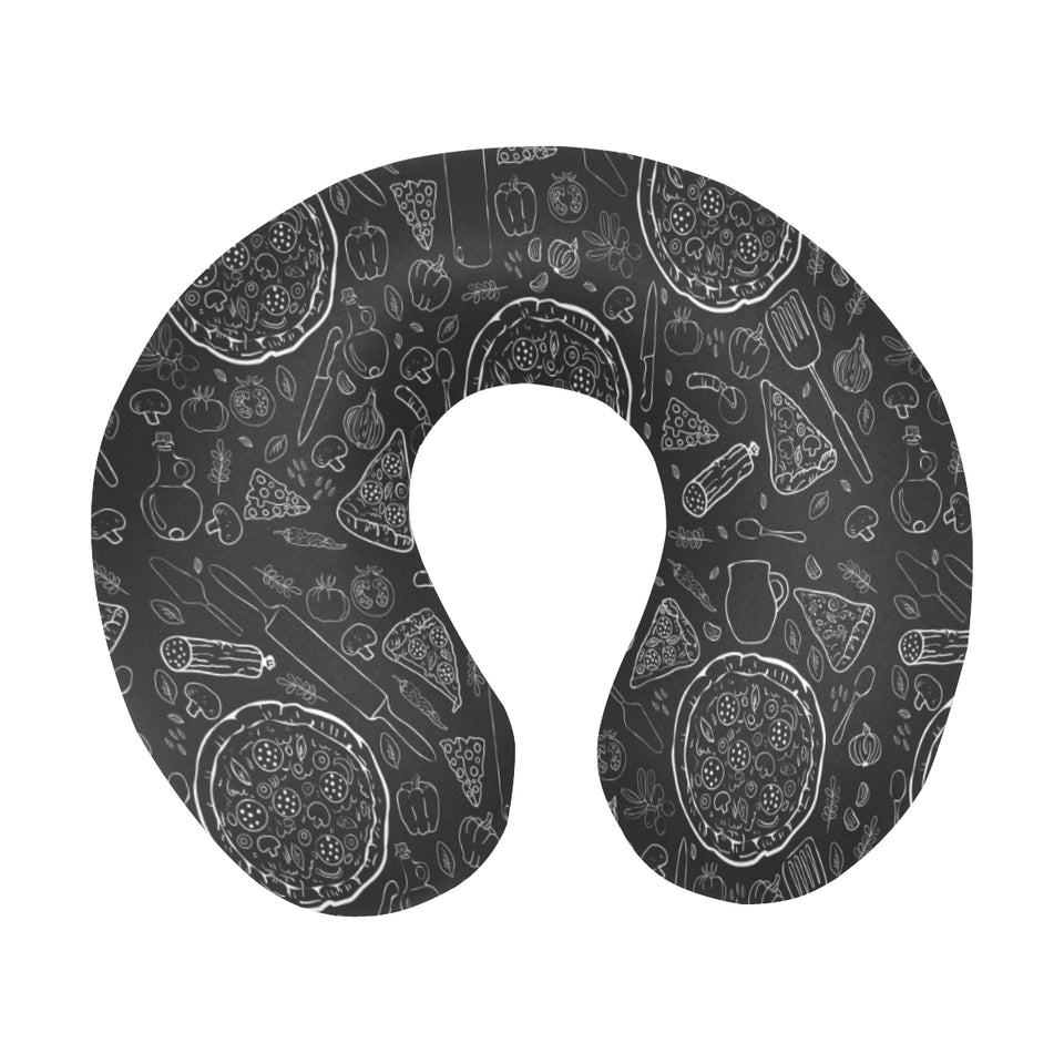 Pizza pattern U-Shaped Travel Neck Pillow