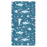 Cute shark pattern Bath Towel