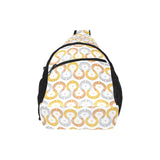 Horseshoes Pattern Print Design 03 All Over Print Chest Bag